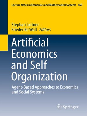 cover image of Artificial Economics and Self Organization